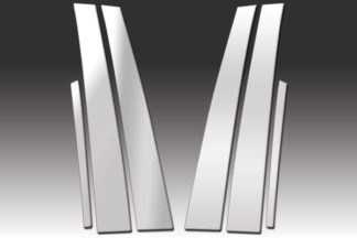 Mirror Finish Stainless Steel Pillar Post 6-Pc 2002 – 2006 Lexus ES-Series