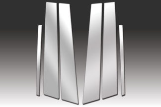 Mirror Finish Stainless Steel Pillar Post 6-Pc 2006 – 2012 Lexus GS-Series