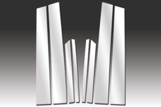 Mirror Finish Stainless Steel Pillar Post 8-Pc 2010 - 2016 Lexus HS-Series