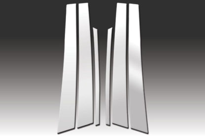 Mirror Finish Stainless Steel Pillar Post 6-Pc 2001 - 2006 Lexus LS-Series