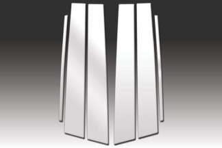 Mirror Finish Stainless Steel Pillar Post 6-Pc 2004 - 2009 Lexus RX330