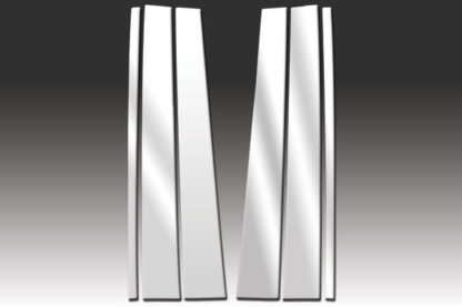 Mirror Finish Stainless Steel Pillar Post 6-Pc 1998 - 2016 Lincoln Navigator