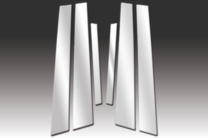 Mirror Finish Stainless Steel Pillar Post 6-Pc 2002 - 2006 Nissan Altima-Sedan