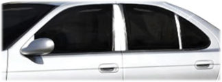 Mirror Finish Stainless Steel Pillar Post 6-Pc 2000 - 2006 Nissan Sentra