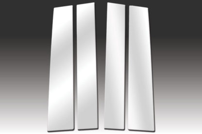 Mirror Finish Stainless Steel Pillar Post 4-Pc 2004 - 2015 Nissan Titan-King-Cab