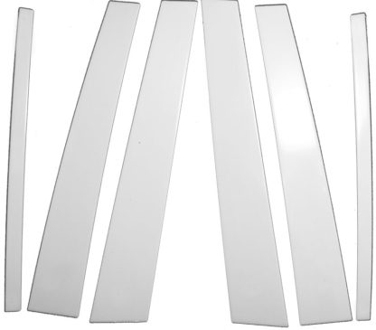 Mirror Finish Stainless Steel Pillar Post 6-Pc 2002 - 2007 Saturn Vue
