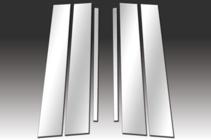 Mirror Finish Stainless Steel Pillar Post 6-Pc 2008 - 2015 Scion xB