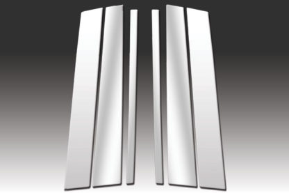 Mirror Finish Stainless Steel Pillar Post 6-Pc 2003 - 2015 Volvo XC90