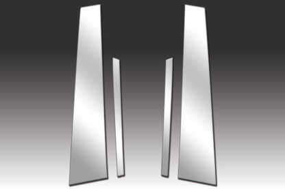 Mirror Finish Stainless Steel Pillar Post w/ Diagonal 4-Pc 2011 - 2016 Volkswagen Jetta