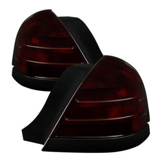 ALT-JH-FCV98-OE-RSMFord Crown Victoria 1999-2011 ( Fit Models with 2 Bulb Socket / Chrome Bezel Only) OEM Style Tail Light - Red Smoked