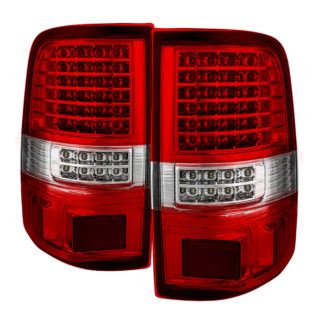 ALT-JH-FF15004-LED-G2-RCFord F150 Styleside 04-08 (Not Fit Heritage & SVT) LED Tail Lights - Red Clear