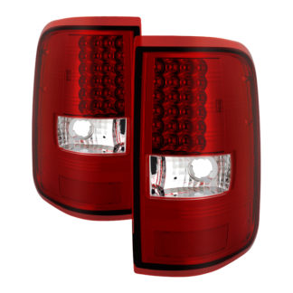 ALT-JH-FF15004-LED-RCFord F150 Styleside 04-08 (Not Fit Heritage & SVT) LED Tail Lights - Red Clear