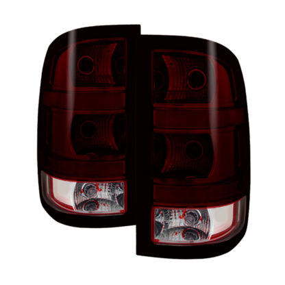 ALT-JH-GS07-OE-RSMGMC Sierra 1500 07-13  2500HD/3500HD 07-14 (does not fit 3500HD Dually Models) OEM Style Tail Light - Red Smoked