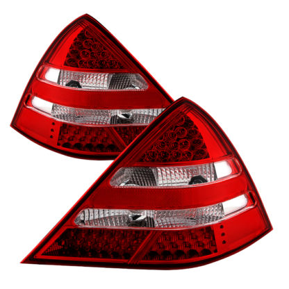 ALT-JH-MBR17098-LED-RCMercedes R170 SLK 98-04 LED Tail Lights ( R171 AMG Look ) - Red Clear