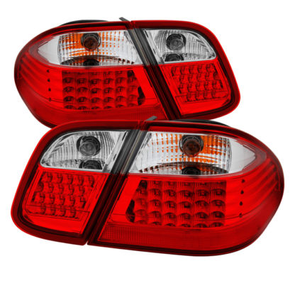 ALT-JH-MBW20898-LED-RCMercdes Benz W208 CLK 98-02 LED Tail Lights - Red Clear