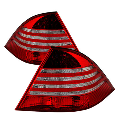 ALT-JH-MBW220-LED-RCMercedes Benz W220 S-Class 00-05 LED Tail Lights - Red Clear