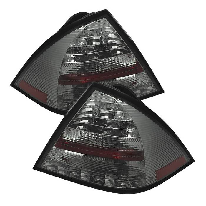 Details about   Spyder for Mercedes Benz W203 C-Class 05-07 4DR Sedan LED Tail Lights Smoke ALT