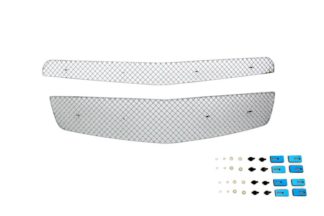 X Mesh Grille 2010-2015 Chevy Equinox  Main Upper Chrome (2012-2015 Model Need Drilling)