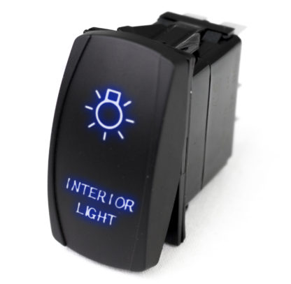 LED Rocker Switch w/ Blue LED Radiance (Interior Lights) - RSLJ57B