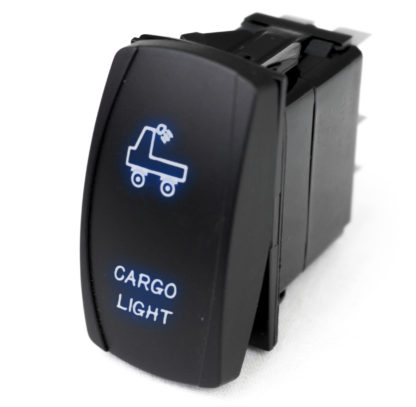LED Rocker Switch w/ Blue LED Radiance (Cargo Light) - RSLJ68B