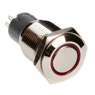LED Two Position On/Off Switch (Red) - RS-2P16MM-LEDR