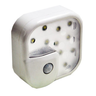 10-LED Motion Sensor Activated IR Sensor Light  – Battery operated – RS2948