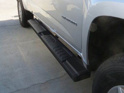 Running Board - S Series Cab Length OE Style; 2015-2018 GMC Canyon Extended Cab (Black)