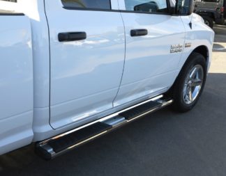 Running Board - S Series Cab Length OE Style; 2009-2018 Dodge Ram Quad Cab (SILVER)