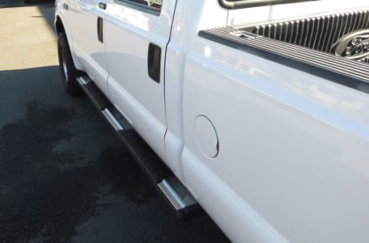 Running Board - S Series Cab Length OE Style; 1999-2016 Ford F550 | Superduty Crew Cab (SILVER)