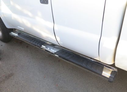 Running Board - S Series Cab Length OE Style; 1999-2016 Ford F550 | Superduty Super Cab (SILVER)