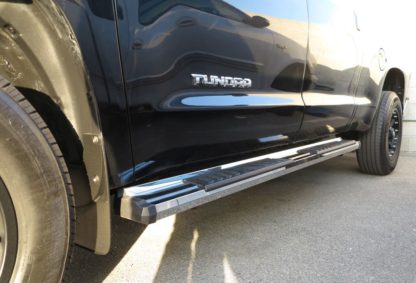 Running Board - S Series Cab Length OE Style; 2007-2018 Toyota Tundra Double Cab (SILVER)