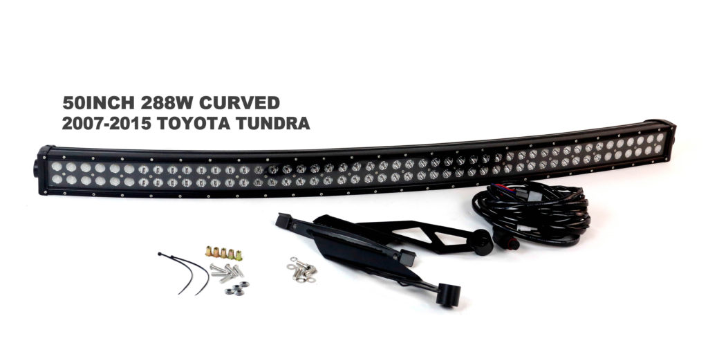2007-2014 Toyota Tundra Blacked Out Series Complete LED Light Bar Kit