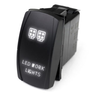 LED Rocker Switch w/ White LED Radiance (LED Work Lights) – RSLJ36W