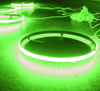 ColorClear  15.5in LED Wheel Kit (Green) – Complete kit for (4) Wheels – RS15G_a19