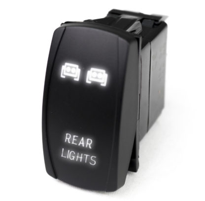 LED Rocker Switch w/ White LED Radiance (Rear Lights) - RSLJ60W