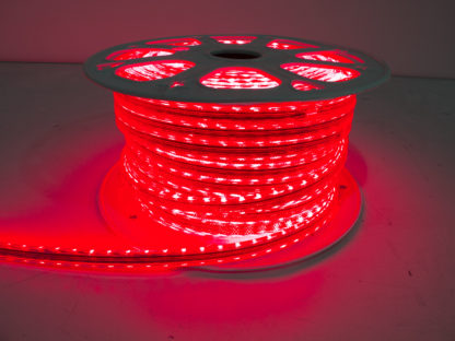 110V Atmosphere Waterproof 5050 LED Strip Lighting (Red) - RS-5050-164FT-R