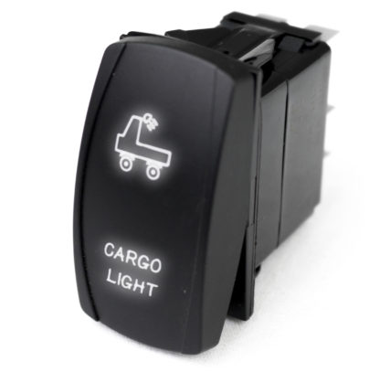 LED Rocker Switch w/ White LED Radiance (Cargo Light) - RSLJ68W