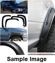 Pocket Rivet Style Fender Flare Set of 4; Chevy Avalanche (Without Body ...