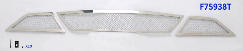 Chrome Wire Mesh Grille 2013 2018 Ford Taurus