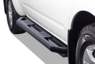 Truck Side Armor - 2 Inch Black Square Tube Style - 2005-2017 Nissan Frontier