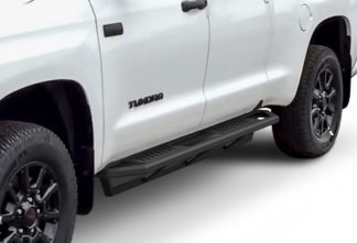Truck Side Armor - 2 Inch Black Square Tube Style - 2007-2017 Toyota Tundra