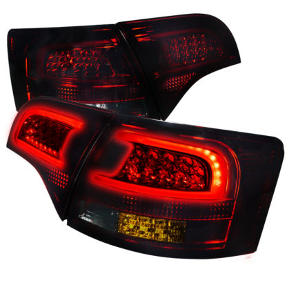 05-08 Audi A4 Led Taillights Red Smoke Wagon Only
