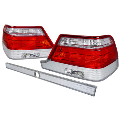 95-99 Mercedes W140 Tail Light Red Clear