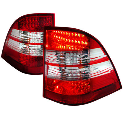 98-05 Mercedes ML Class Ml Class Led Tail Light Red Clear