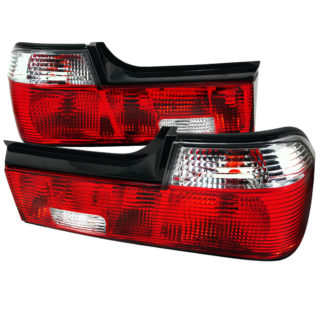 88-94 BMW 3 Series 7 Series Tail Lights Red Clear