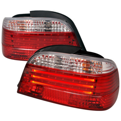 95-01 BMW 7 Series 7 Series Fiber Optic Led Tail Light Red Clear