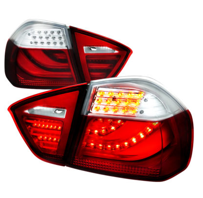 05-08 BMW 3 Series 3 Series Led Tail Lights Red 4 Door