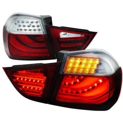 09-12 BMW 3 Series 3 Series Led Tail Lights Red