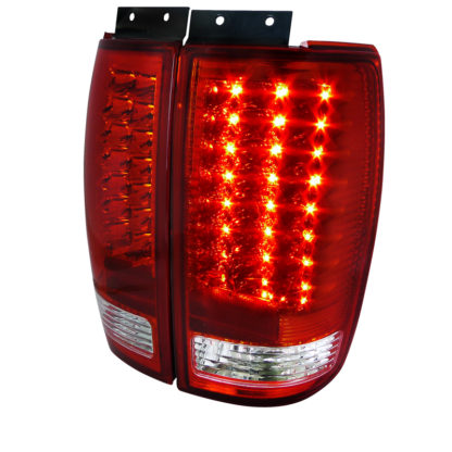 97-02 Ford Expedition Led Tail Lights Red