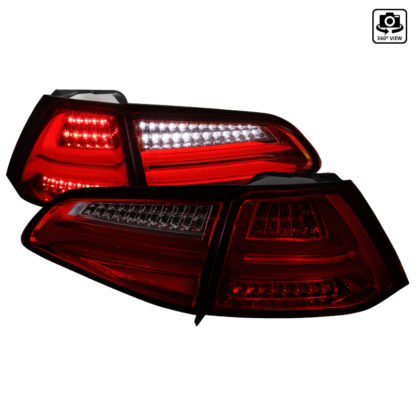 15-UP Volkswagen Golf MK7 Led Tail Lights Red Smoke